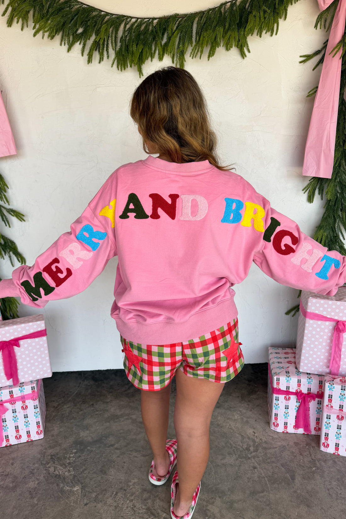 PREORDER- MERRY MESSAGE SWEATSHIRT
