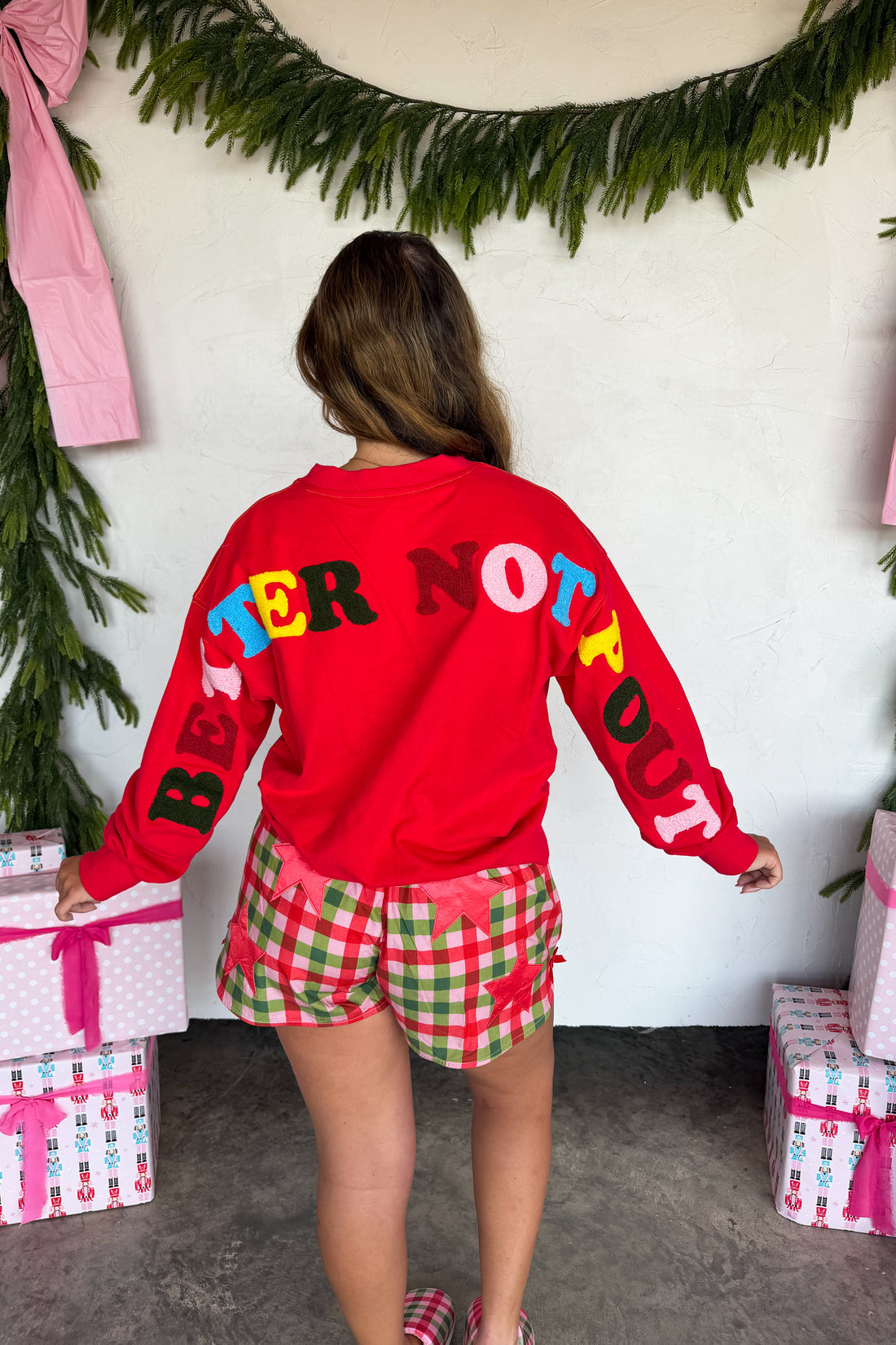PREORDER- MERRY MESSAGE SWEATSHIRT