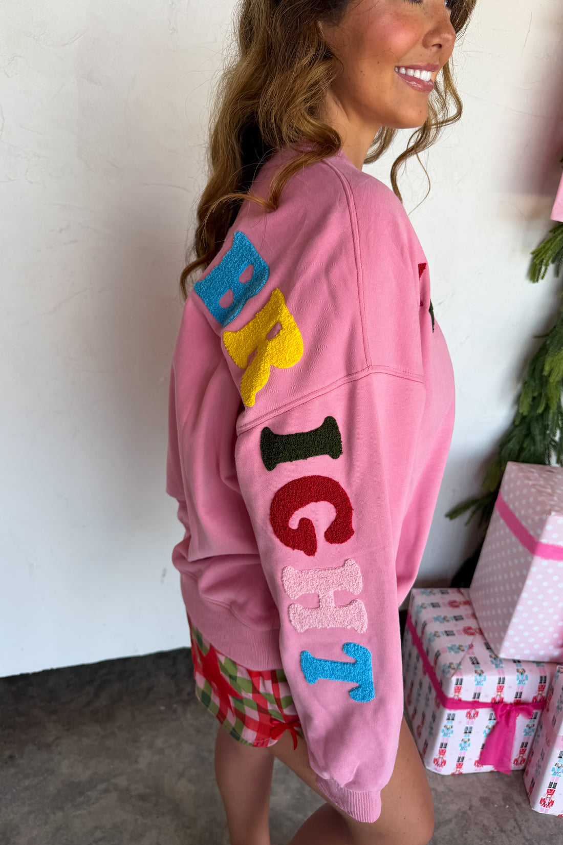 PREORDER- MERRY MESSAGE SWEATSHIRT
