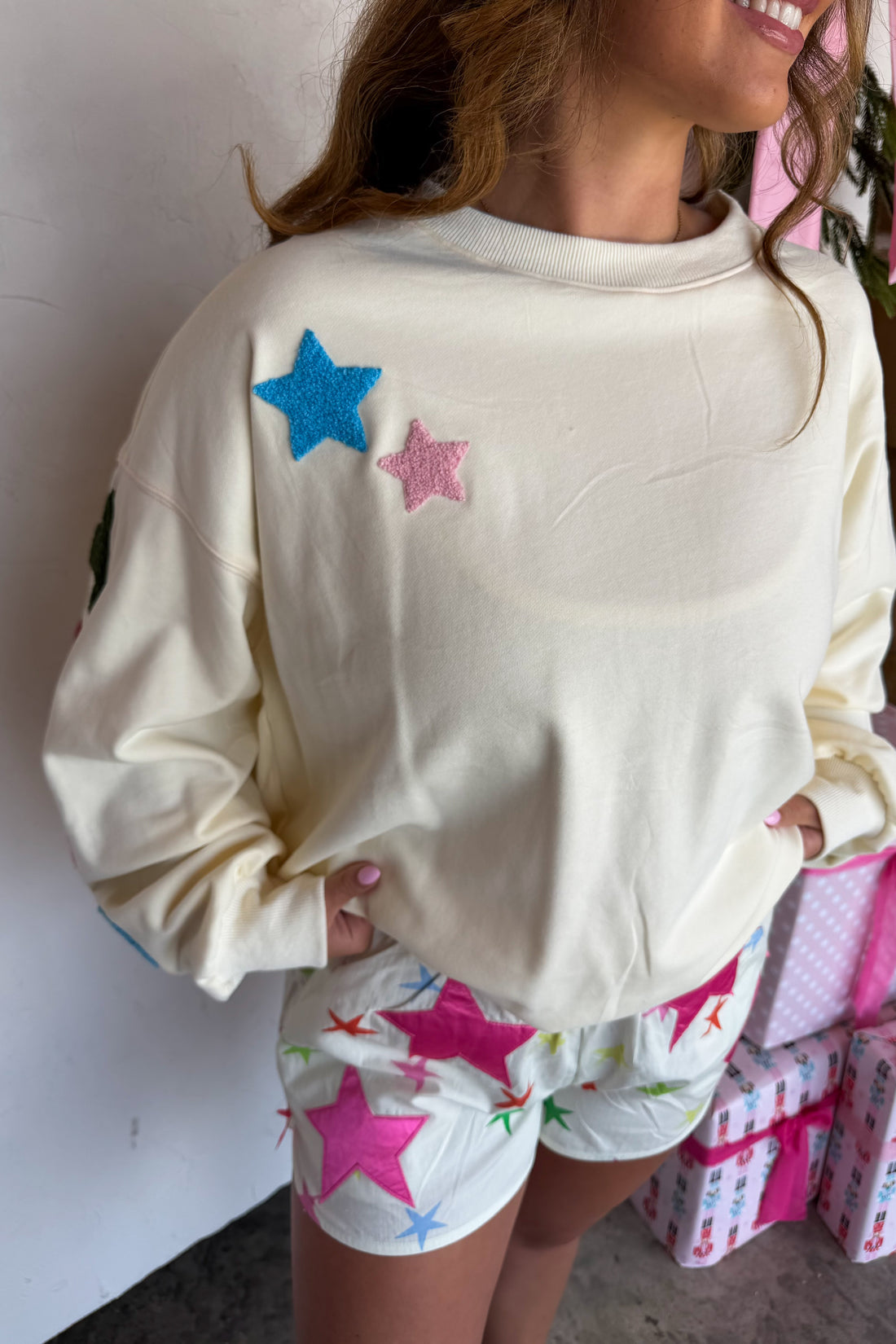 PREORDER- MERRY MESSAGE SWEATSHIRT