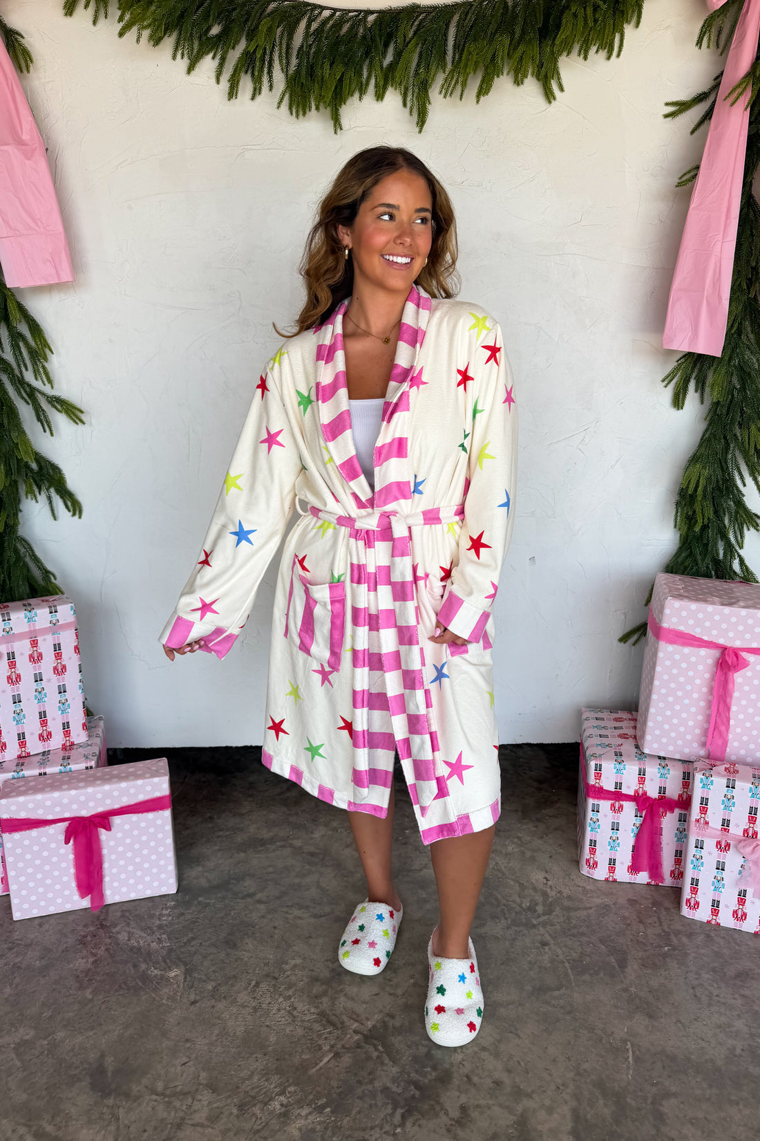 PREORDER- HOLIDAY AT HOME ROBE