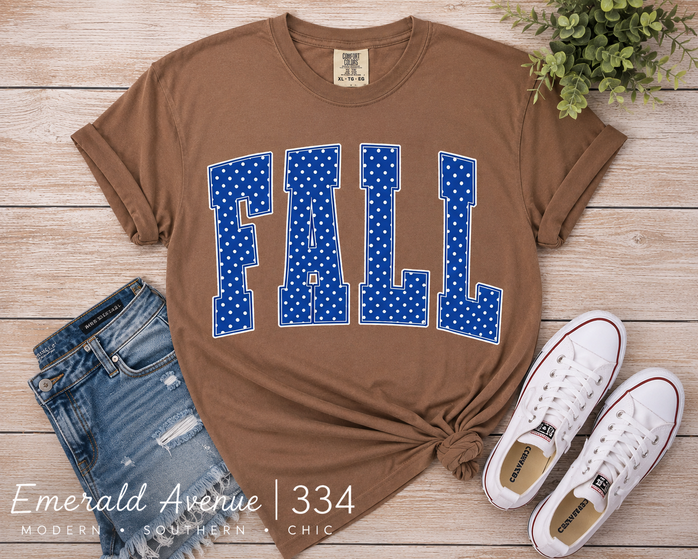 Polka Dots & Fall Sweatshirt/Tee