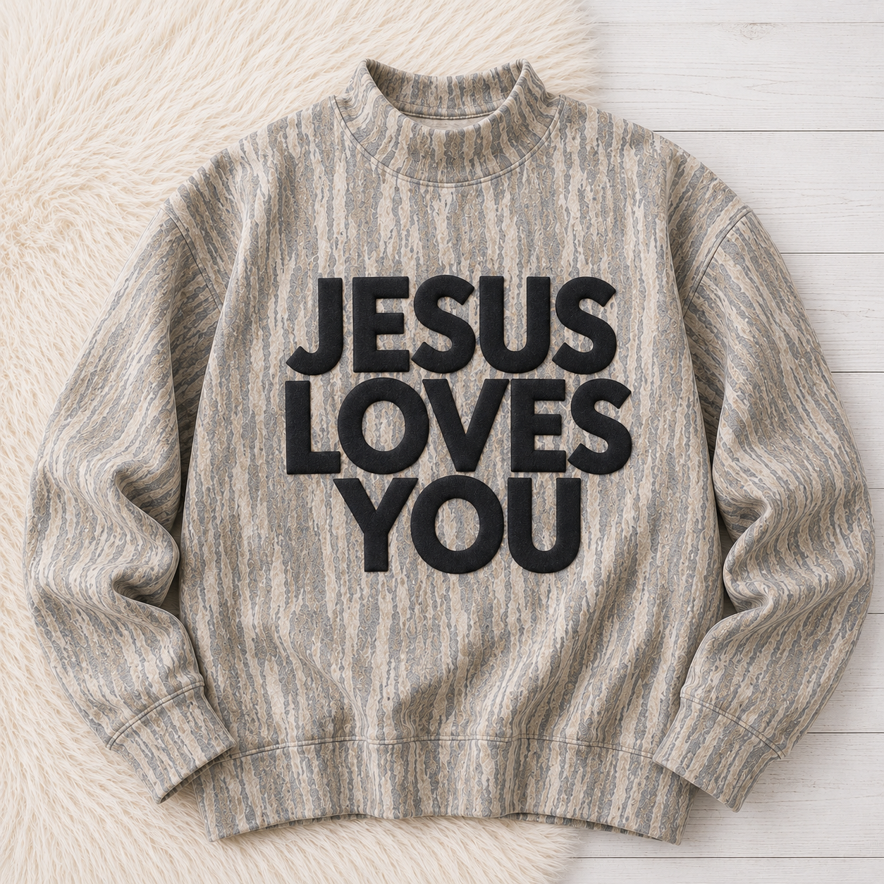 PREORDER | Authentic Mossy Oak Bottomland Mock Neck Sweatshirt