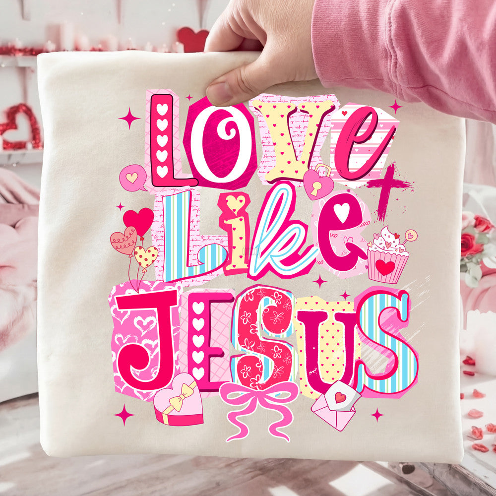 Retro Love Like Jesus Tee
