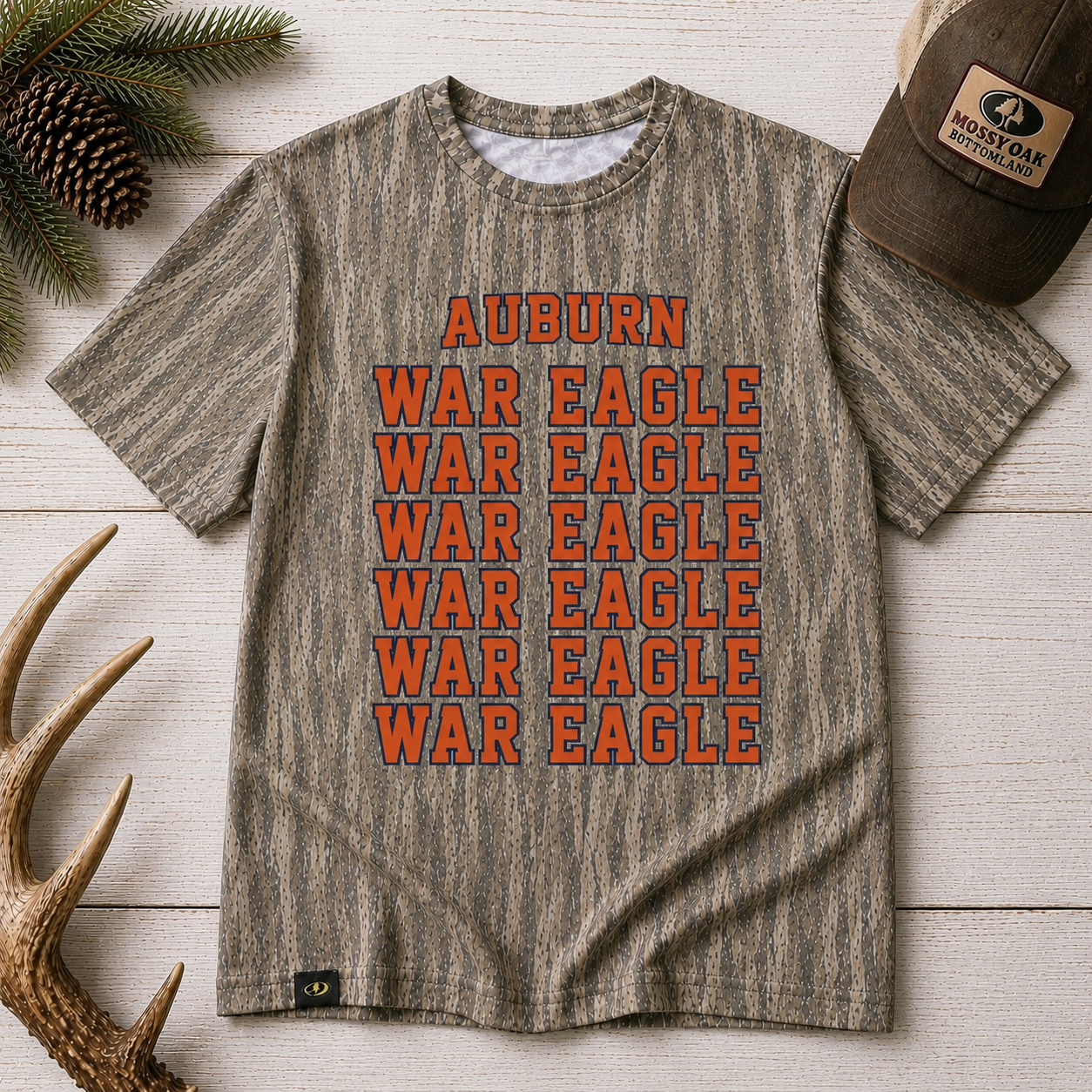 Authentic Mossy Oak Bottomland® Custom Game Day Team Tee
