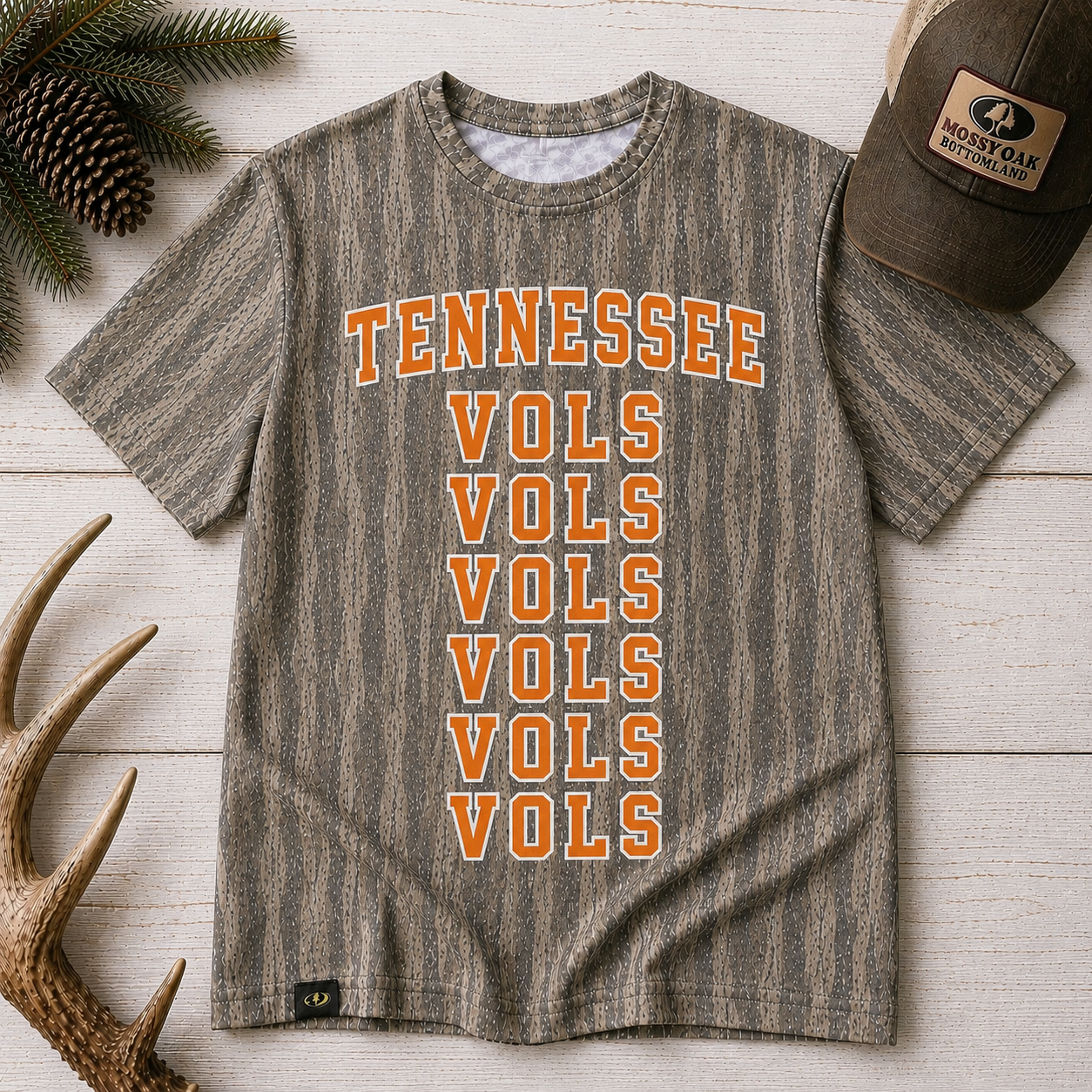 Authentic Mossy Oak Bottomland® Custom Game Day Team Tee