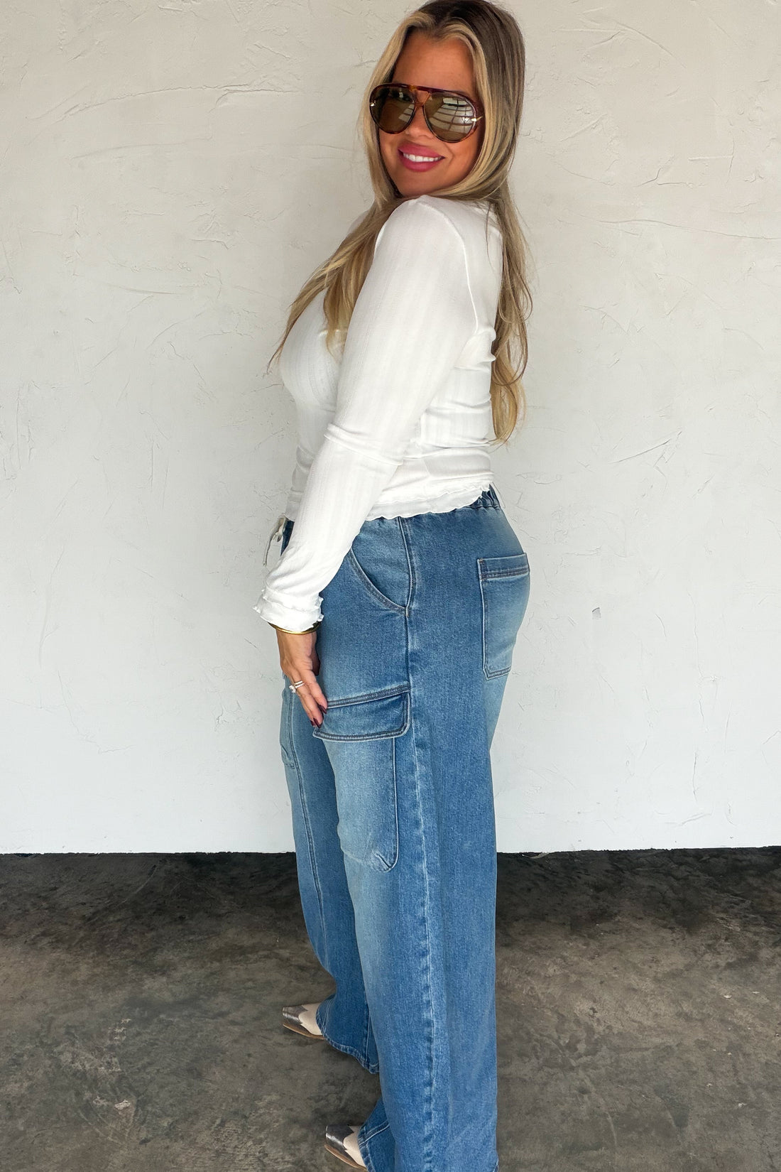 PREORDER- NASH BARREL CARGO JEANS