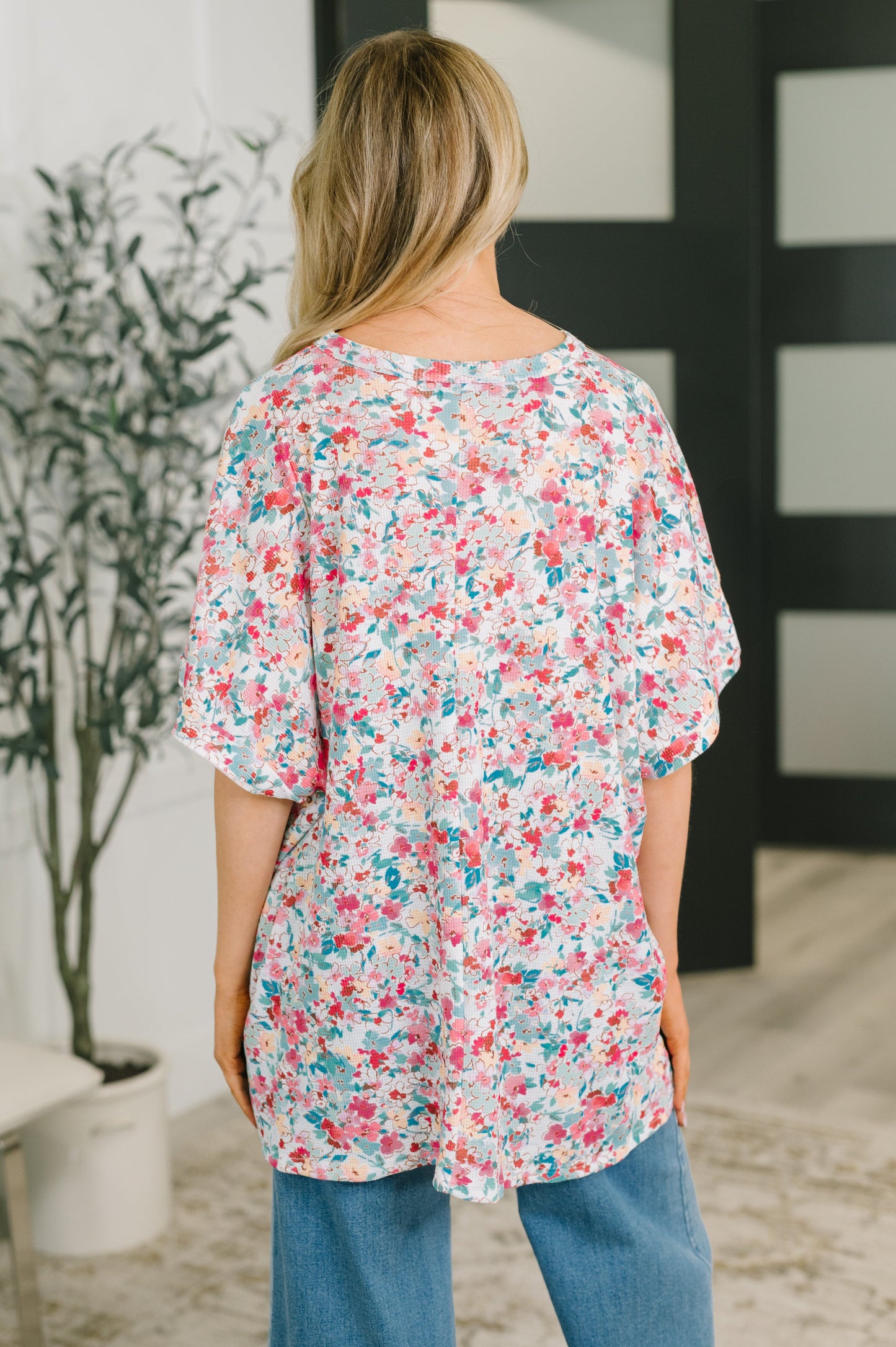 Left Em' Speechless Dolman Sleeve Blouse