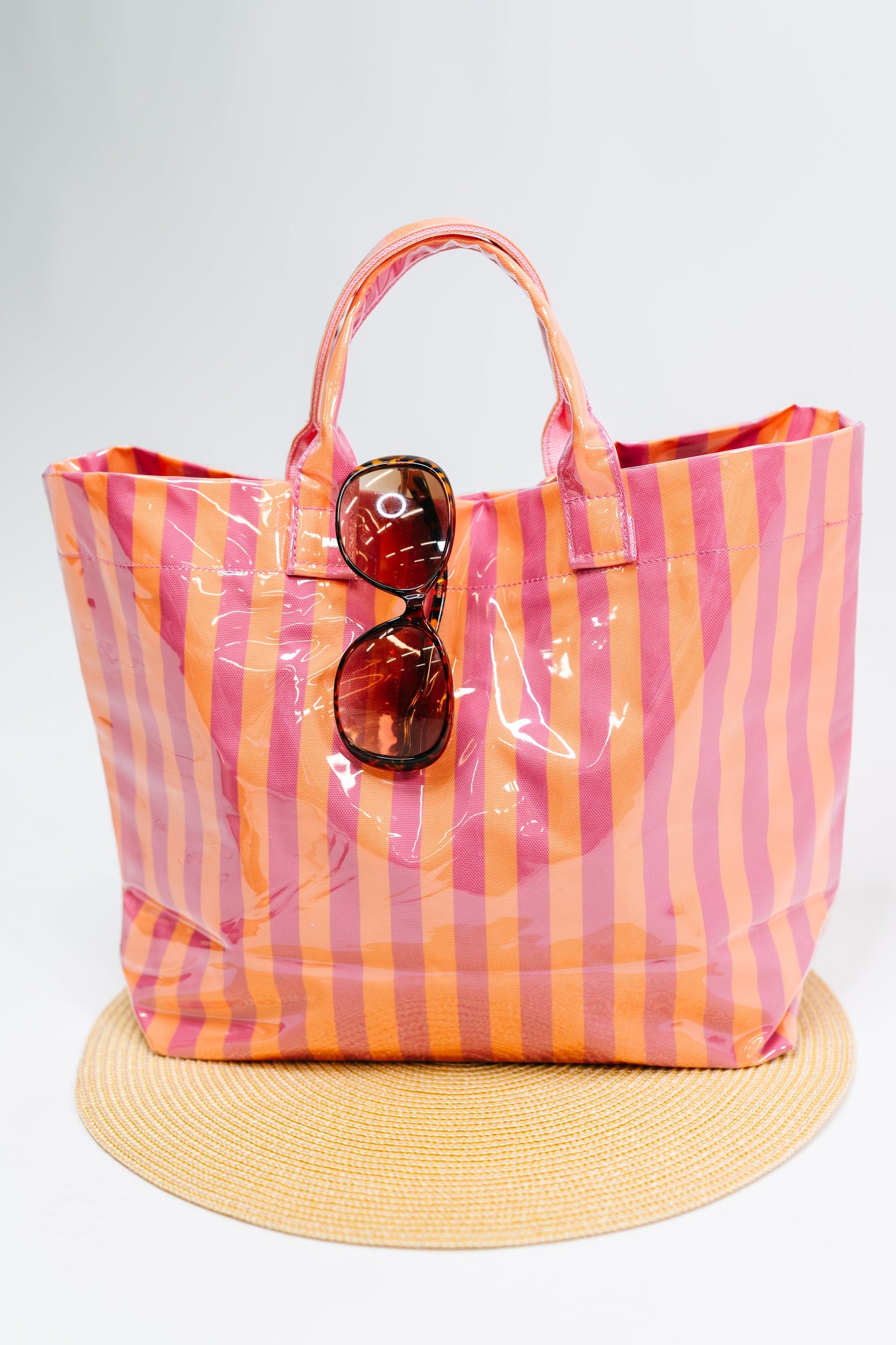 Ready to Ship Not Your Typical Tote in Pink and Orange