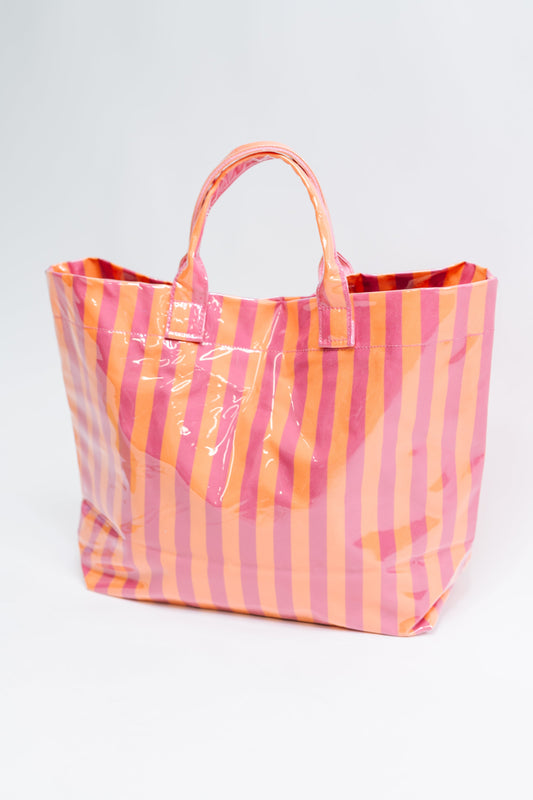 Ready to Ship Not Your Typical Tote in Pink and Orange