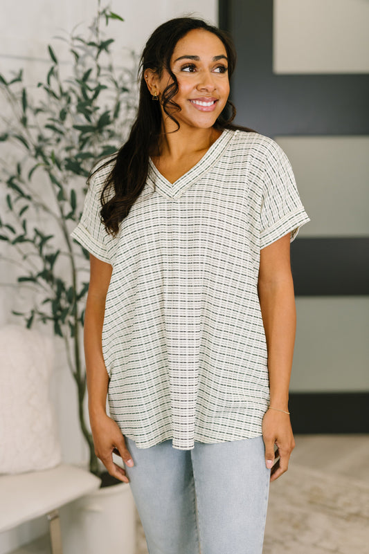 You Just Get It V-Neck Top