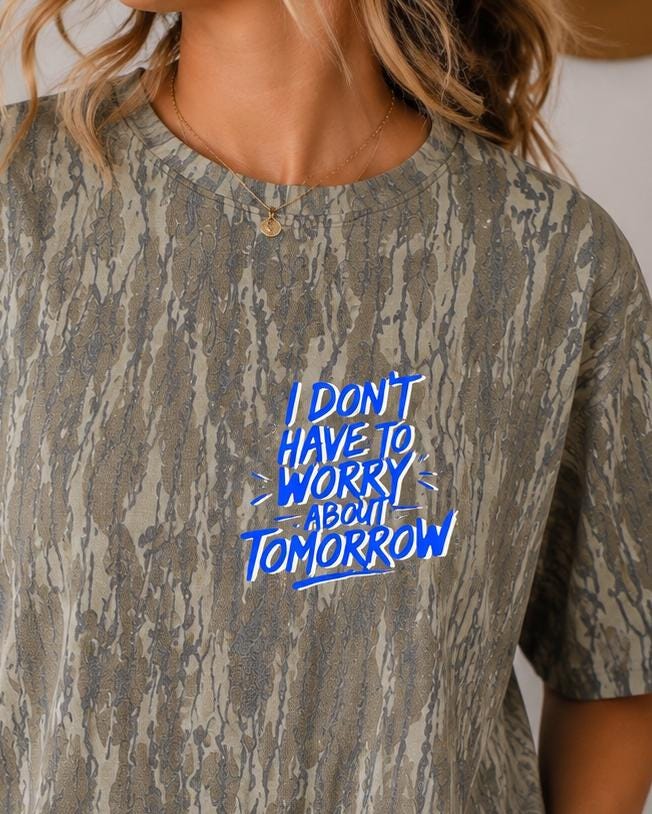 God's Got My Back | Authentic Mossy Oak Bottomland Tee