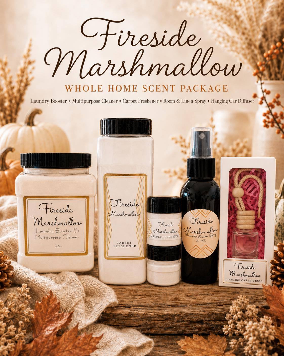 Fireside Marshmallow Room and Linen Spray