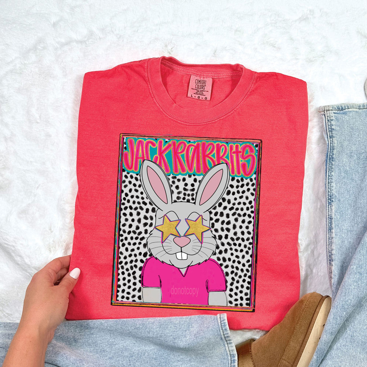 Jackrabbits Colorful Mascot Tee